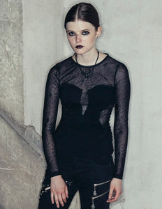 Spiderweb Mesh Top by Devil Fashion