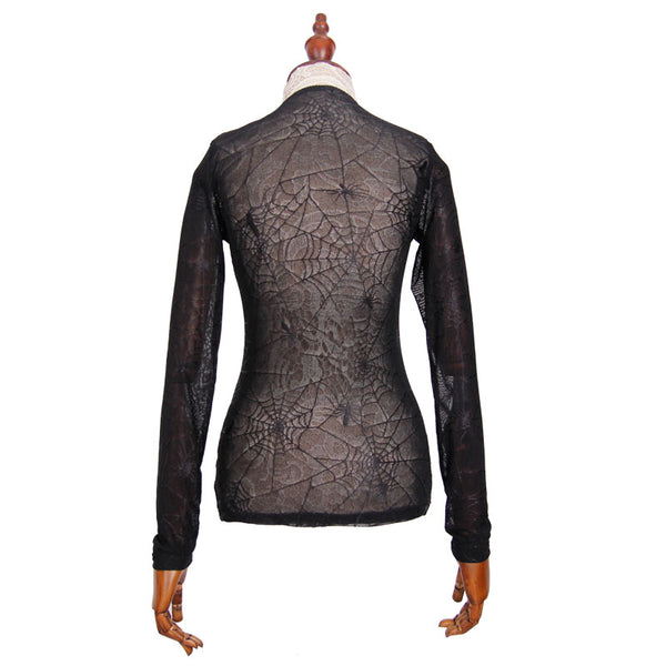 Spiderweb Mesh Top by Devil Fashion