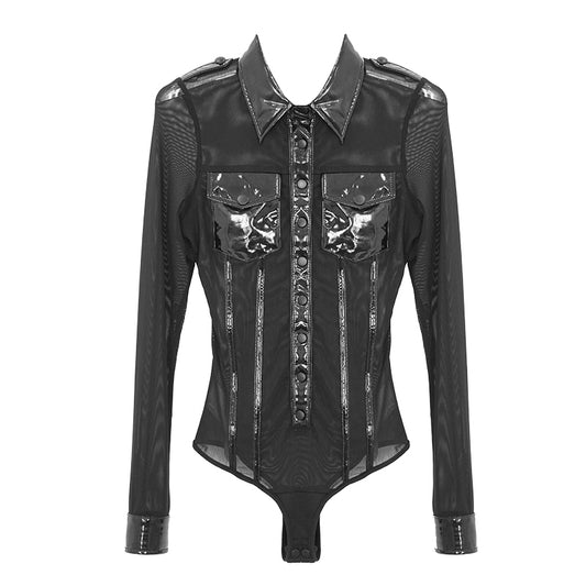 Dark Thoughts Bodysuit by Devil Fashion