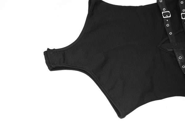 Toxic Rain Bodysuit Top by Devil Fashion