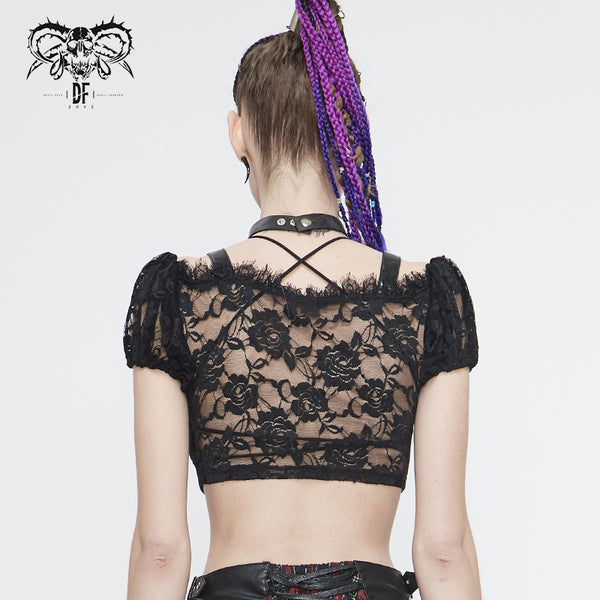 Sweet Solitude Crop Top by Devil Fashion