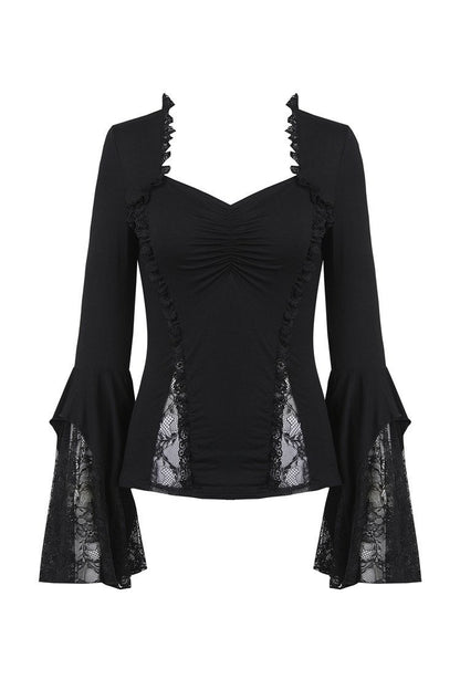 Belladonna Lacey Bell Sleeves Top by Dark In Love