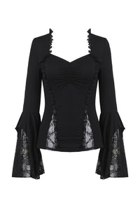 Belladonna Lacey Bell Sleeves Top by Dark In Love