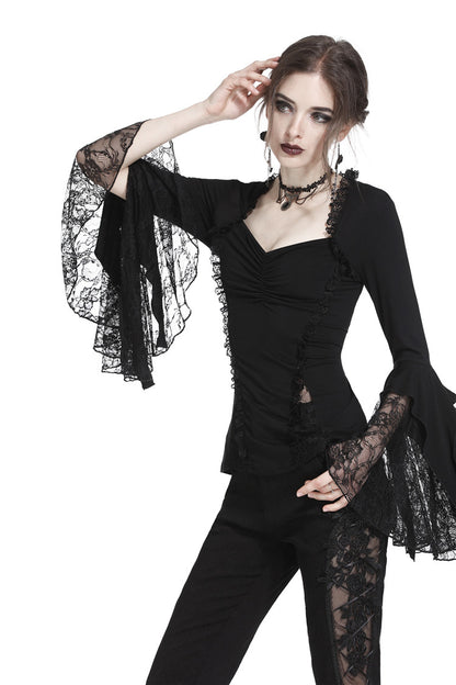 Belladonna Lacey Bell Sleeves Top by Dark In Love