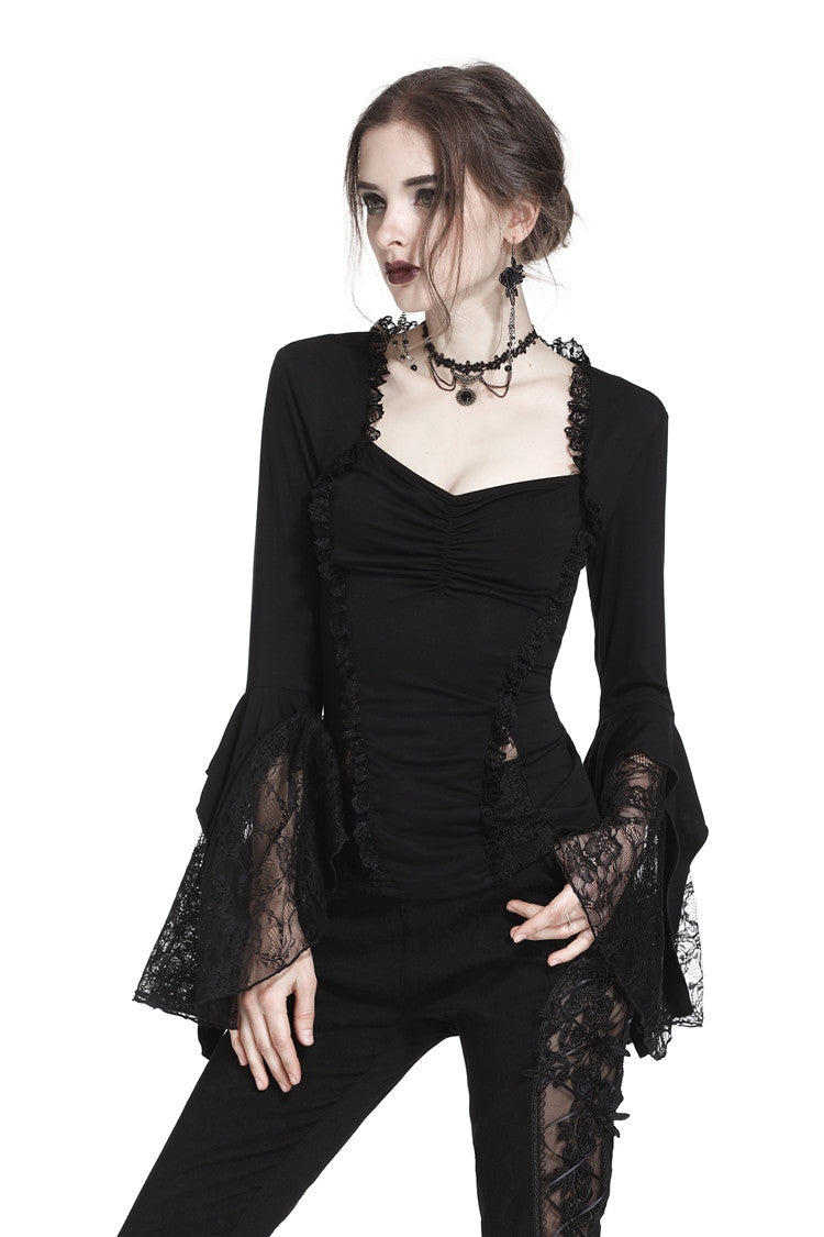 Belladonna Lacey Bell Sleeves Top by Dark In Love