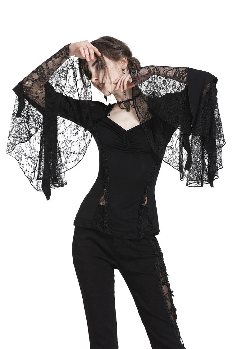 Belladonna Lacey Bell Sleeves Top by Dark In Love