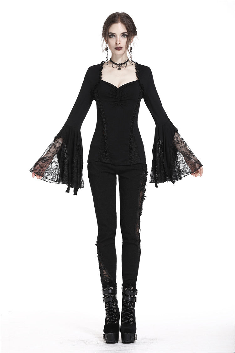 Belladonna Lacey Bell Sleeves Top by Dark In Love