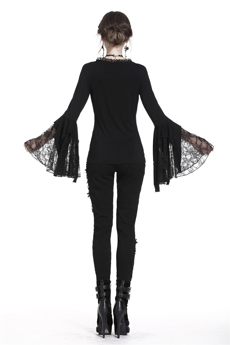 Belladonna Lacey Bell Sleeves Top by Dark In Love