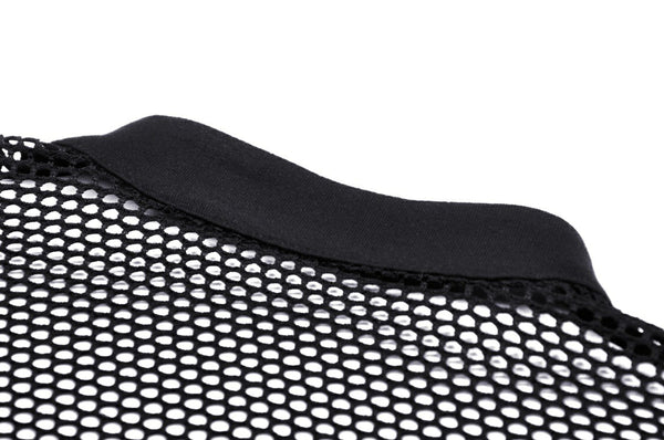 She Has Fangs Fishnet Sleeve Top by Dark In Love