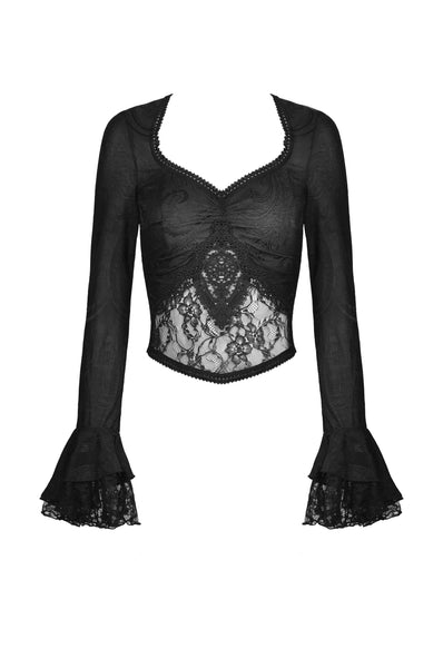 Temple Of Romance Lace Top by Dark In Love