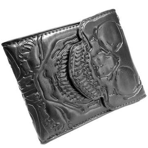 Skull Ribcage Bi-Fold Wallet by Kreepsville 666