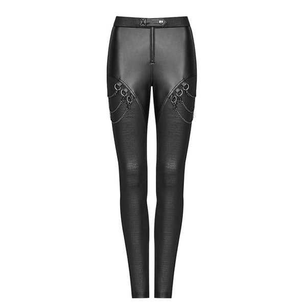 Cryptic Chain Leggings by Punk Rave
