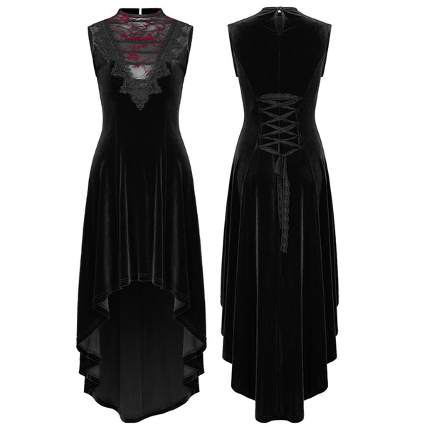 Unholier Than Thou Velvet Dress by Punk Rave
