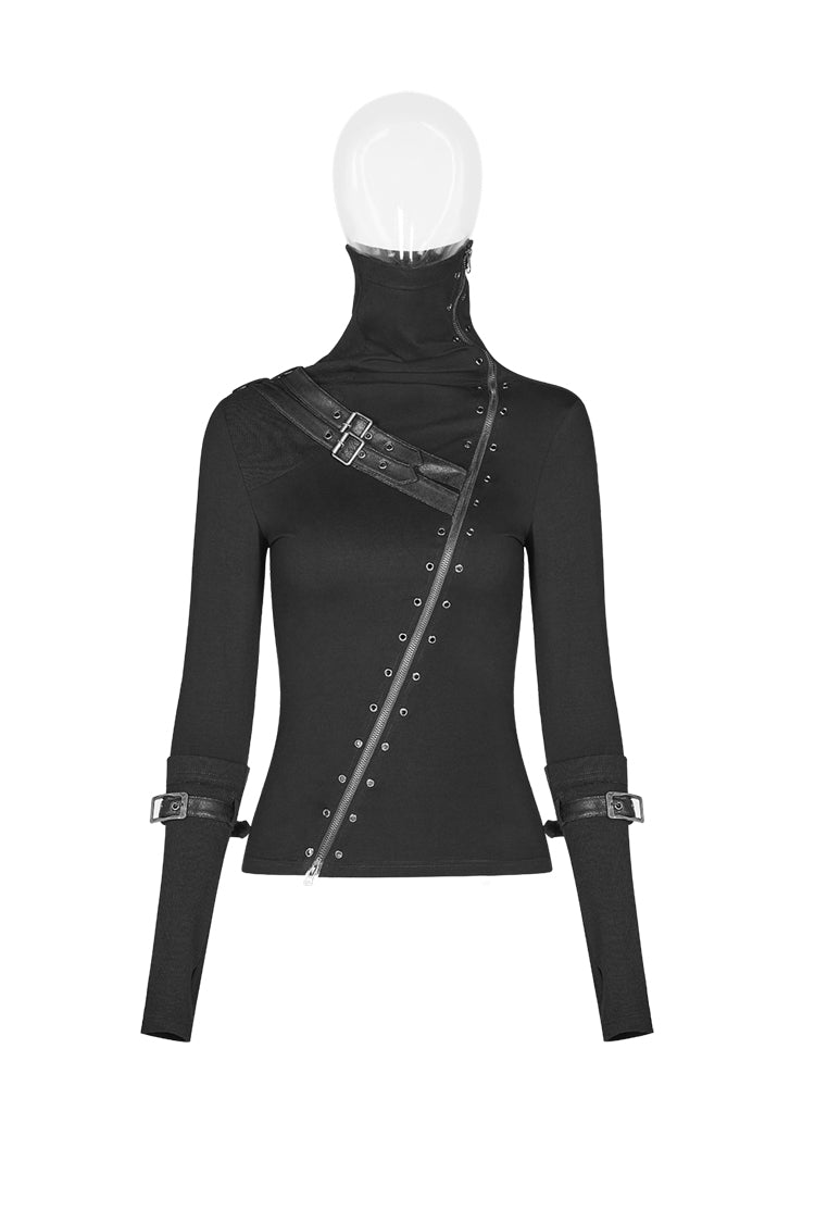 Metal Obscurity Turtleneck Top by Punk Rave
