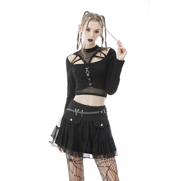 Dark Fantasy Crop Top by Dark In Love