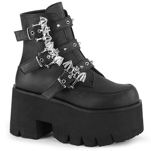 ASHES-55 Bat Buckle Boots by Demonia – The Dark Side of Fashion