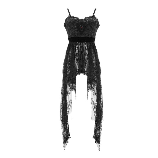 Anna Rose See-through Lace Dress by Eva Lady