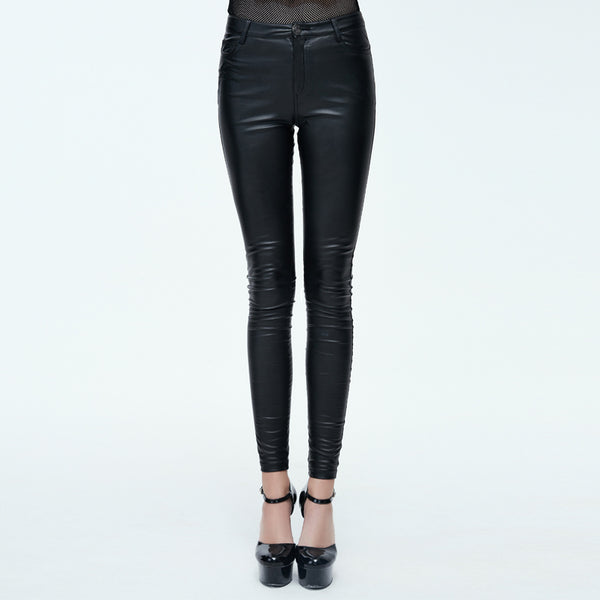 Draven Faux Leather Pants by Devil Fashion