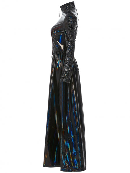 Gothic Matrix PVC Leather Coat by Punk Rave