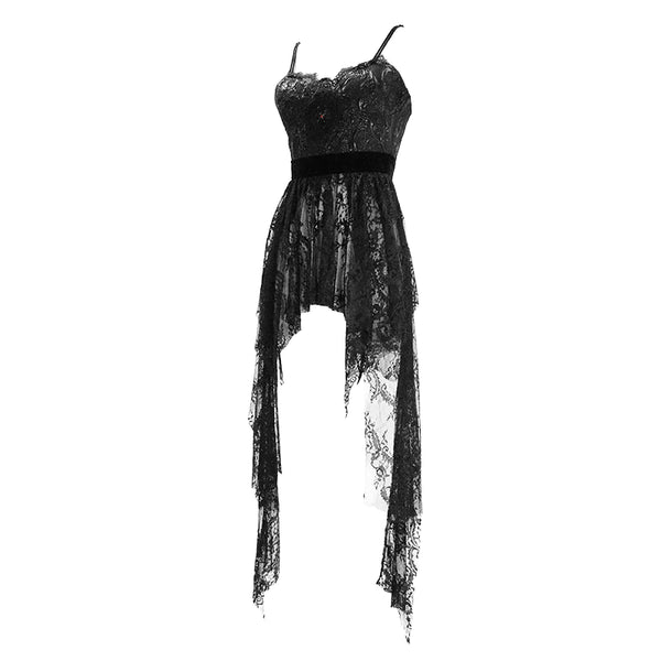 Anna Rose See-through Lace Dress by Eva Lady