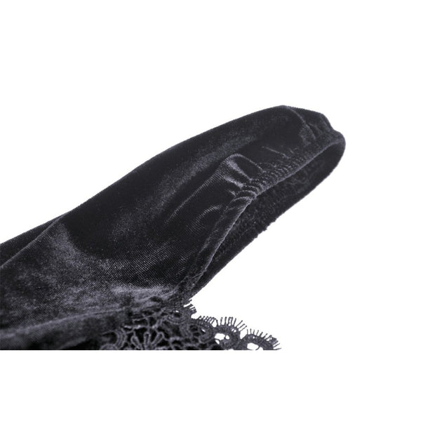 Hemlock Velvet Halter Dress by Dark In Love