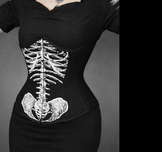 Skeleton Underbust Corset by Restyle