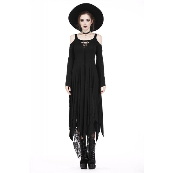 Gothic Irregular Hem Dress by Dark in Love