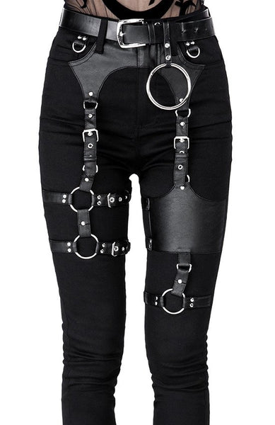 Gothic Harness Jeans by Restyle