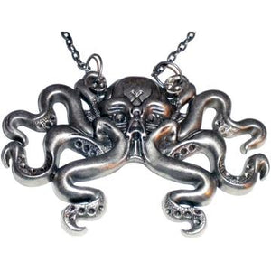 Octoskull Necklace by Kreepsville 666