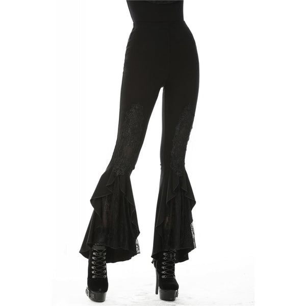 Last Dance Lacey Flare Leggings by Dark In Love