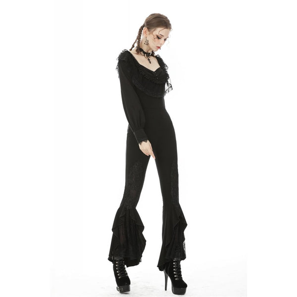 Last Dance Lacey Flare Leggings by Dark In Love