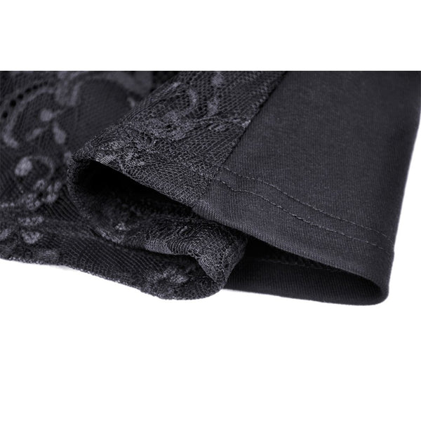 Labyrinth Lace Ruffle Top by Dark In Love