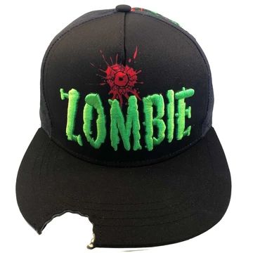 Zombie Bite Sublimation Baseball Hat by Kreepsville 666